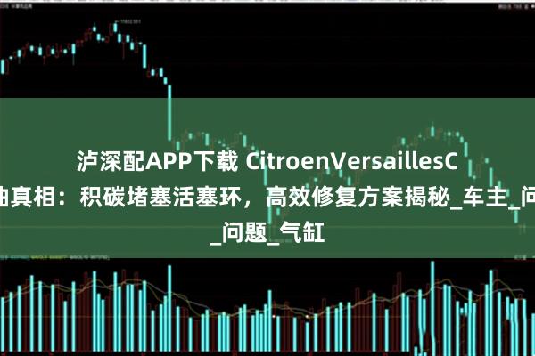 泸深配APP下载 CitroenVersaillesC55烧机油真相：积碳堵塞活塞环，高效修复方案揭秘_车主_问题_气缸